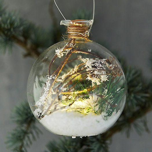 View larger image of Forest Scene Lighted Globe Ornament