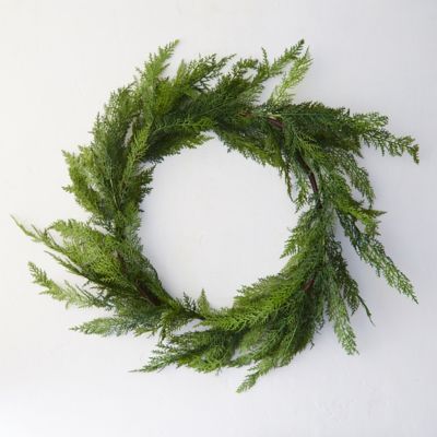 Faux Cedar Wreath | Terrain