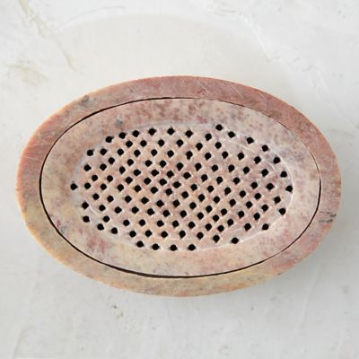 Stone Lattice Soap Dish - Terrain