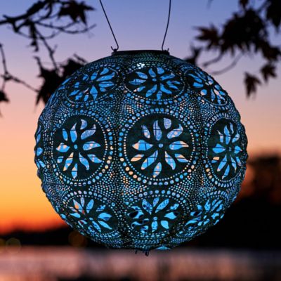 Floral Lace Solar Lantern