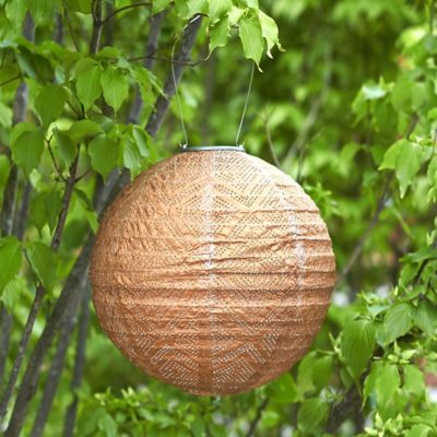 Floral Lace Battery Lantern, Oval - Terrain