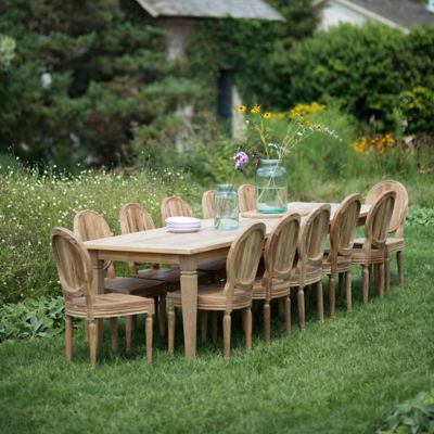 Teak dining table, years of abuse mineral spirits and steel