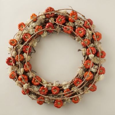 Pumpino & Moss Wreath