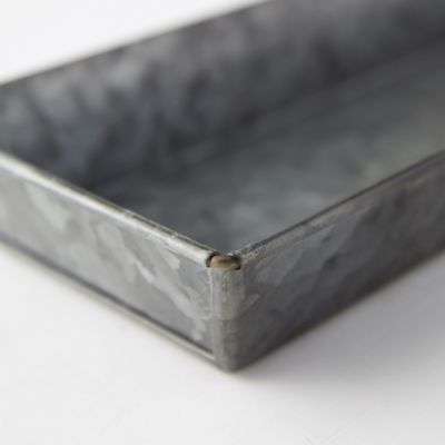 Plain Large Metal Tray, Shape: Rectangle