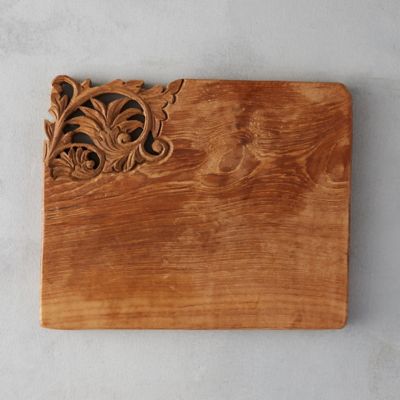 Carved Teak Serving Board