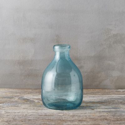 Bubble Glass Vase, Round