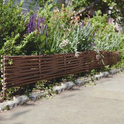 Willow Twig Border Fence, Set of 4
