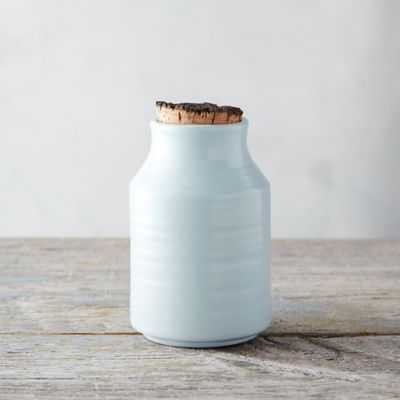 Ceramic Cork Top Storage Jar