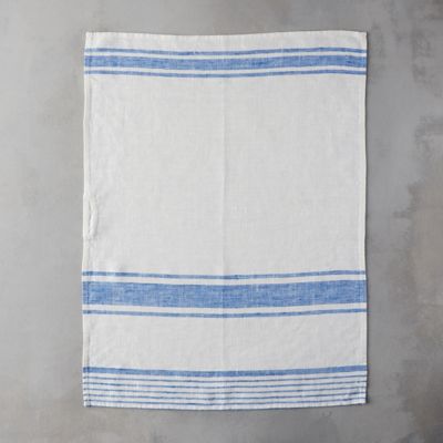 Lithuanian Linen Dish Towel, Market Stripe