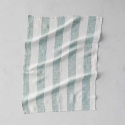Lithuanian Linen Dish Towel, Wide Stripe