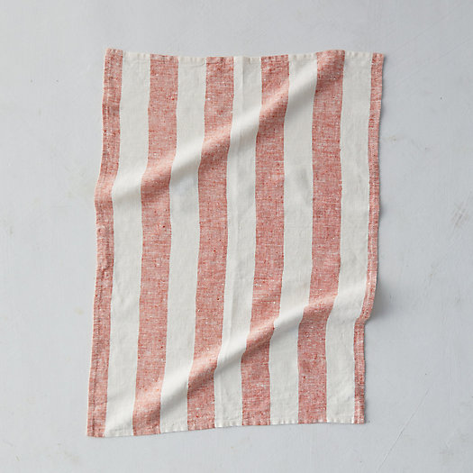 View larger image of Lithuanian Linen Dish Towel, Wide Stripe