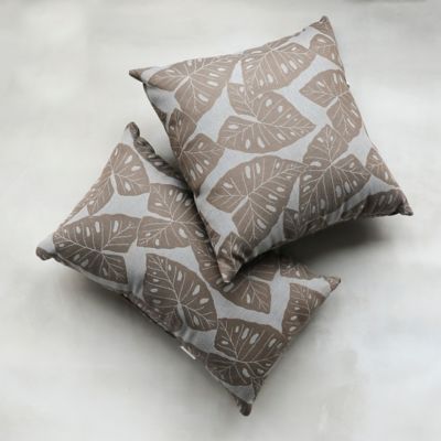 Tropical Leaves Outdoor Pillow