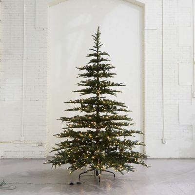 Pre-Lit LED Faux Noble Fir