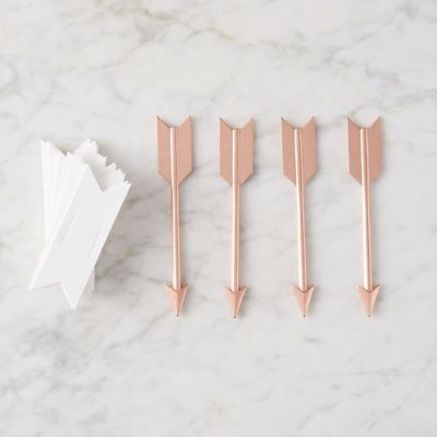 Copper Arrow Cheese Markers
