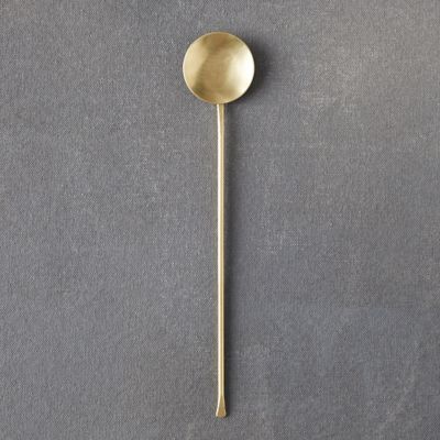 Forged Brass Circle Spoon