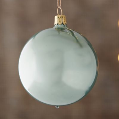 Pearly Glass Globe Ornament