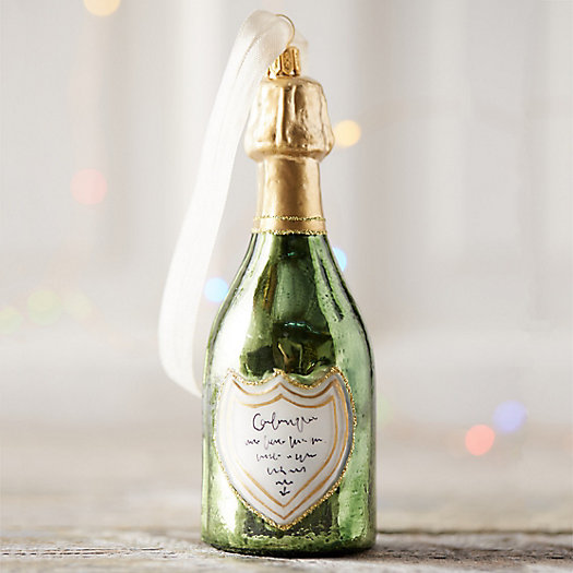 View larger image of Champagne Bottle Glass Ornament