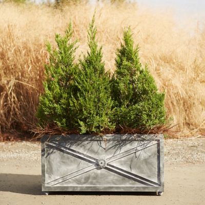 Iron Cross Trough Planter