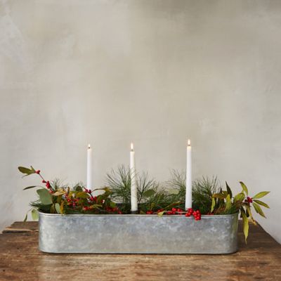 Candle Centerpiece Trough
