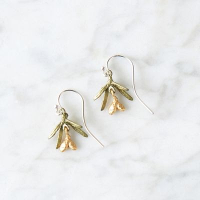 Petite Pine Drop Earrings