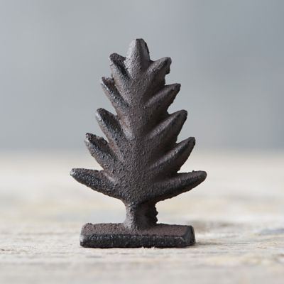 Iron Evergreen Place Card Holder