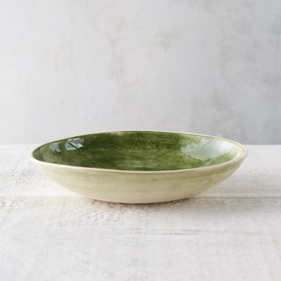 Color Washed Long Bowl