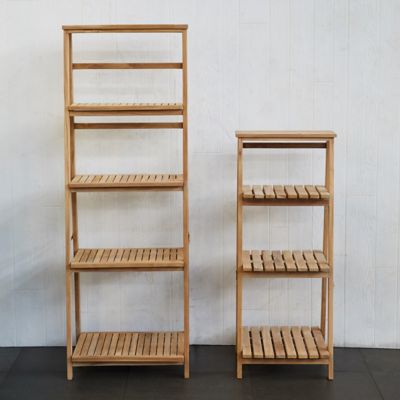 Slatted Teak Folding Shelf
