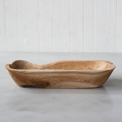 Teak Root Serving Trough