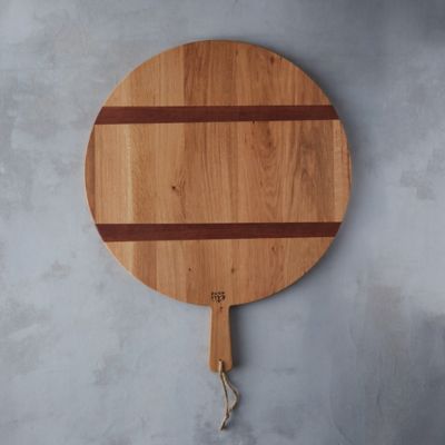 Reclaimed Oak Circle Serving Board