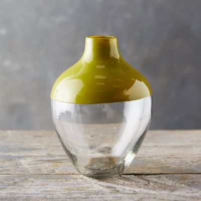 Dipped Bottle Vase, Oval