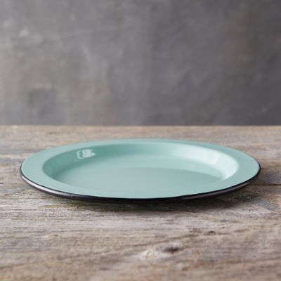 Pastel Enamel Dinner Plate