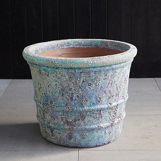 View larger image of Banded Stoneware Planter