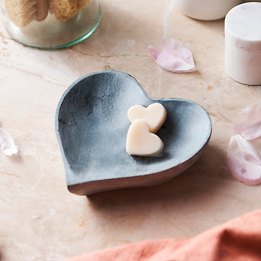 View larger image of Stone Heart Soap Dish