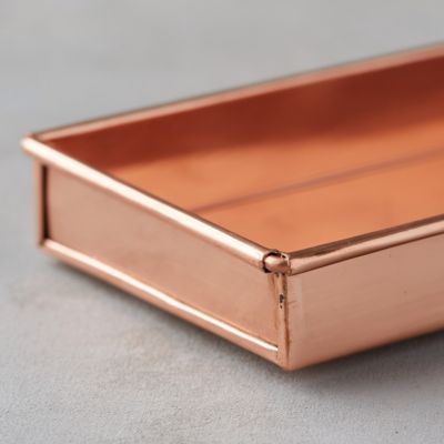 Decorative Tray, Red Copper Tray, Copper Plates, Copper Dishes