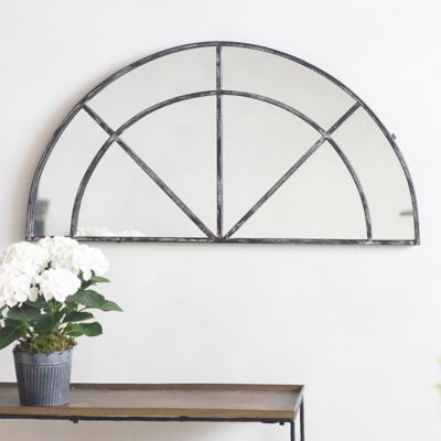 Half-Moon Iron Mirror
