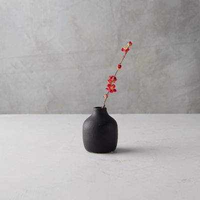 Matte Terracotta Bud Vase, Low