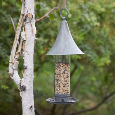 Short Solid Copper Bird Feeder - Terrain