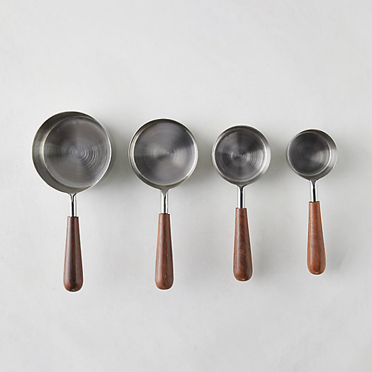 View larger image of Wood Handle Measuring Cup Set