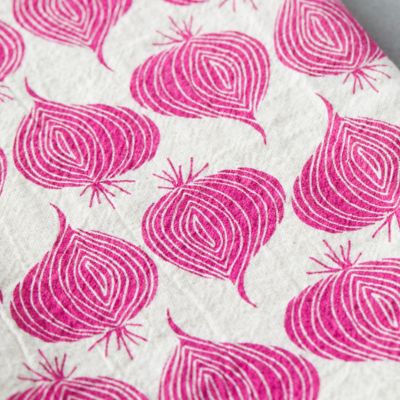 Red Onion Flour Sack Towel