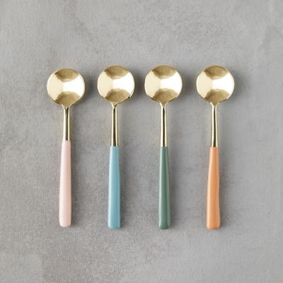 Enamel Handle Spoon Set
