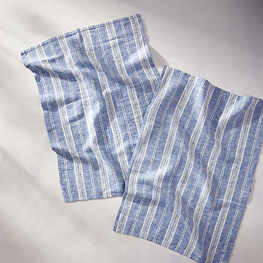 View larger image of Lithuanian Linen Dish Towel, Multi Stripe