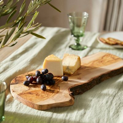 Natural Cutting Board, Rustic Olive Wood Cutting Board, Rustic