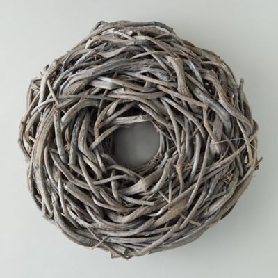 Frosted Crazyvine Wreath