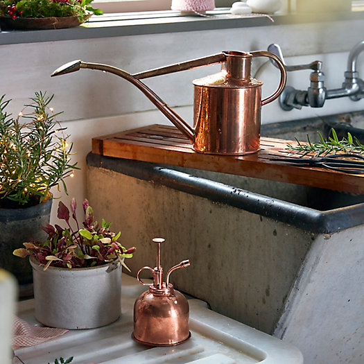 View larger image of Haws 1 Liter Copper Watering Can + Mister Gift Set