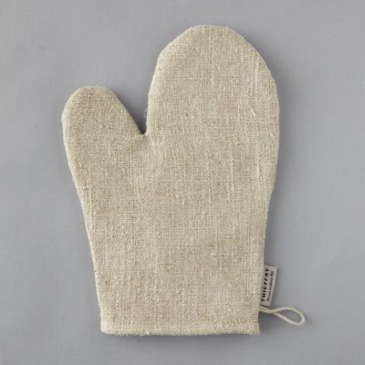 817TMSB - Terry Oven Mitt w/ Steam Barrier - 17 Inch - Tan