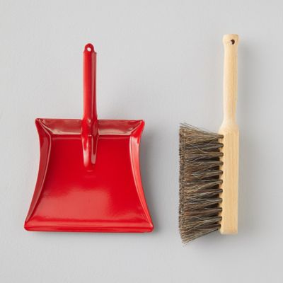 child's brush and dustpan