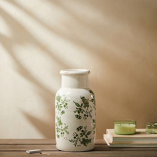 View larger image of Green Chinoiserie Column Vase