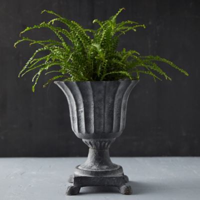 Cast Iron Footed Urn