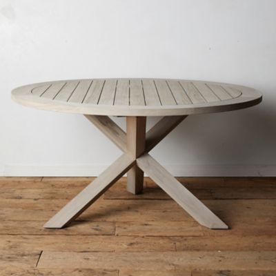 round wooden table