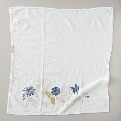 floral tea towel